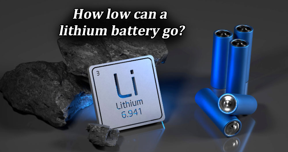 How low can a lithium battery go