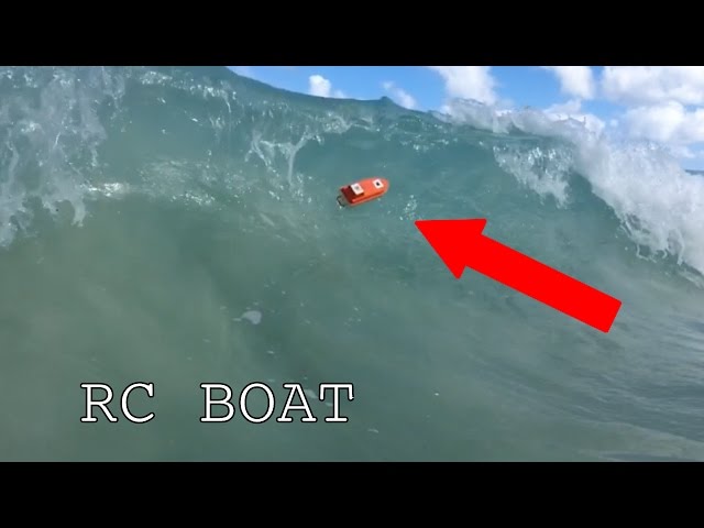 Rc Boat Vs Big Waves