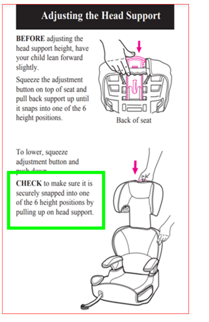 How to Adjust the Head Rest for Graco Car Seat