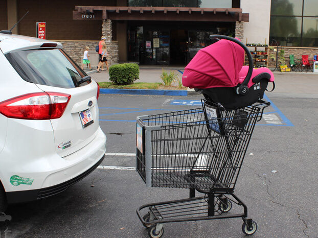 How to Put Car Seat on Grocery Cart