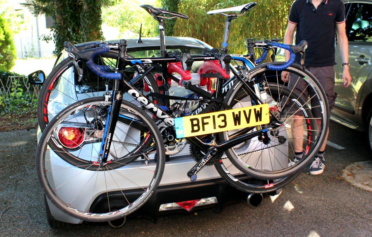 How to Attach Number Plate to Bike Rack