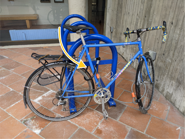 How to Lock Bike on Rack