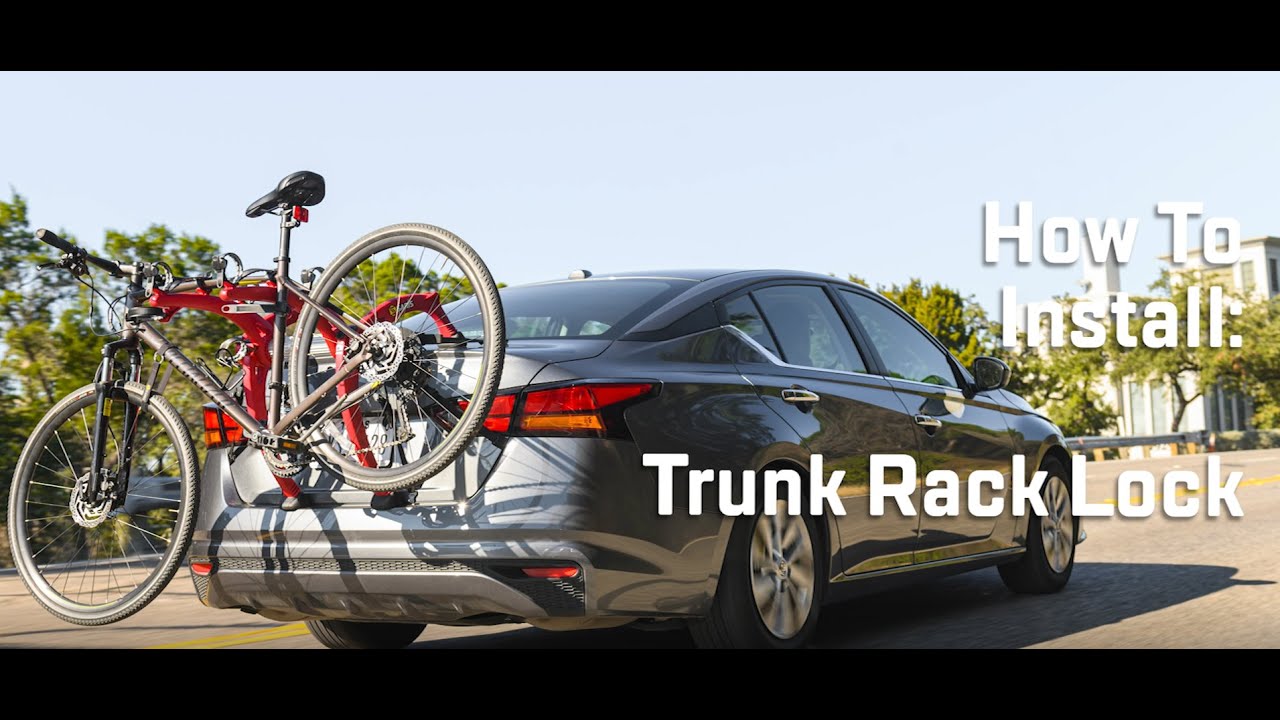 How to Lock Bike to Trunk Rack