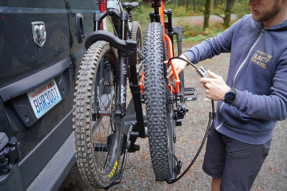 How to Lock Kuat Bike Rack