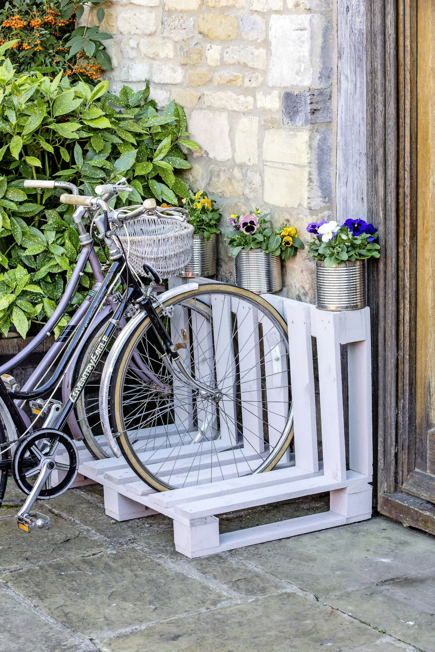 How to Make a Bike Rack Out of Pallets
