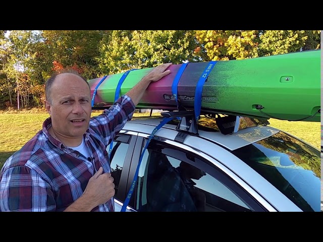 How to Attach a Kayak to Roof Bars