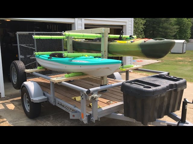 How to Build a Kayak Rack for a Trailer