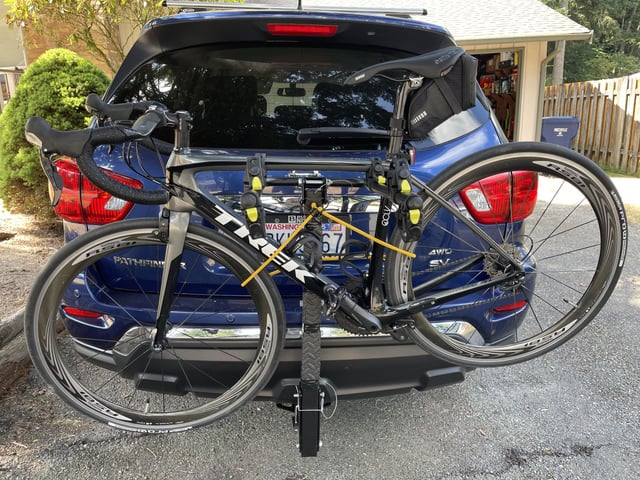 How to Secure Front Wheel on Bike Rack