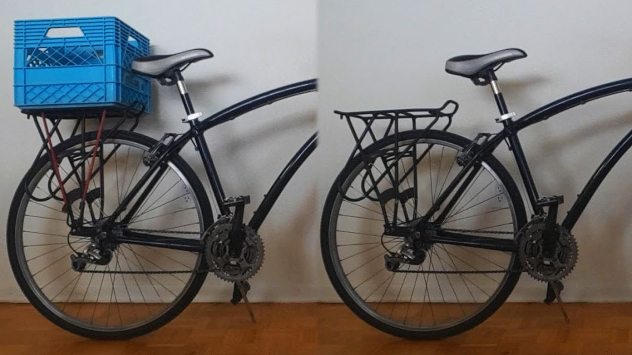 How to Secure Milk Crate to Bike Rack