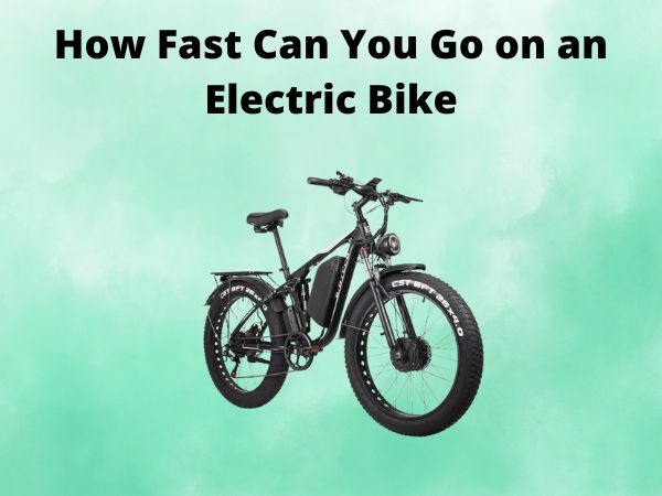 How Fast Can You Go on an Electric Bike