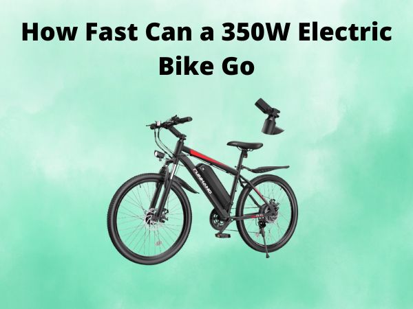How Fast Can a 350W Electric Bike Go