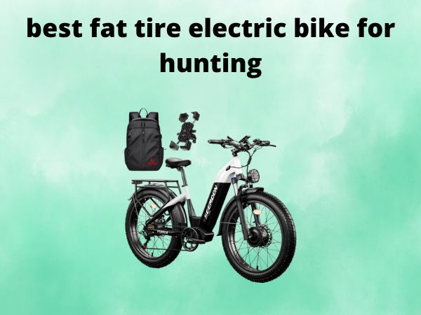 best fat tire electric bike for hunting