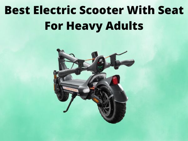 Best Electric Scooter With Seat For Heavy Adults