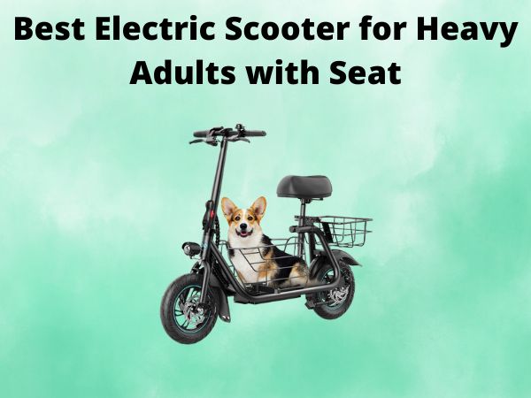 Best Electric Scooter for Heavy Adults with Seat