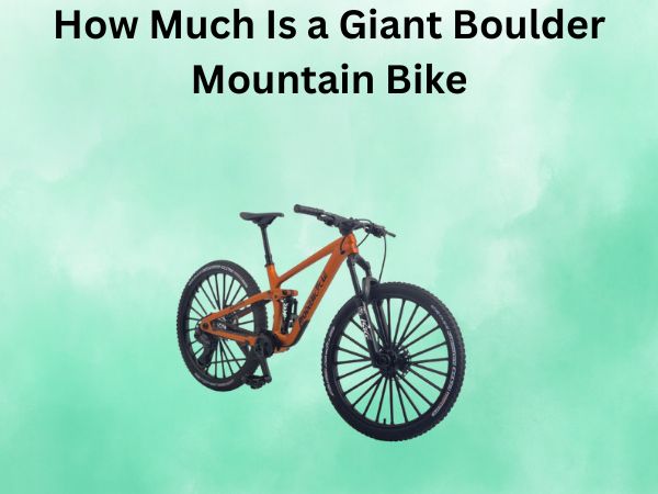 How Much Is a Giant Boulder Mountain Bike