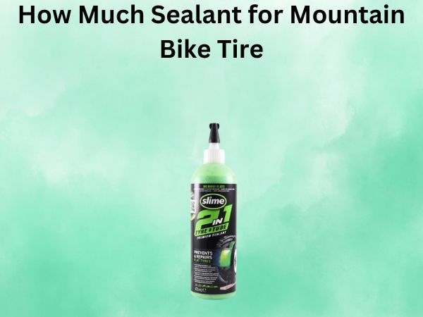 How Much Sealant for Mountain Bike Tire