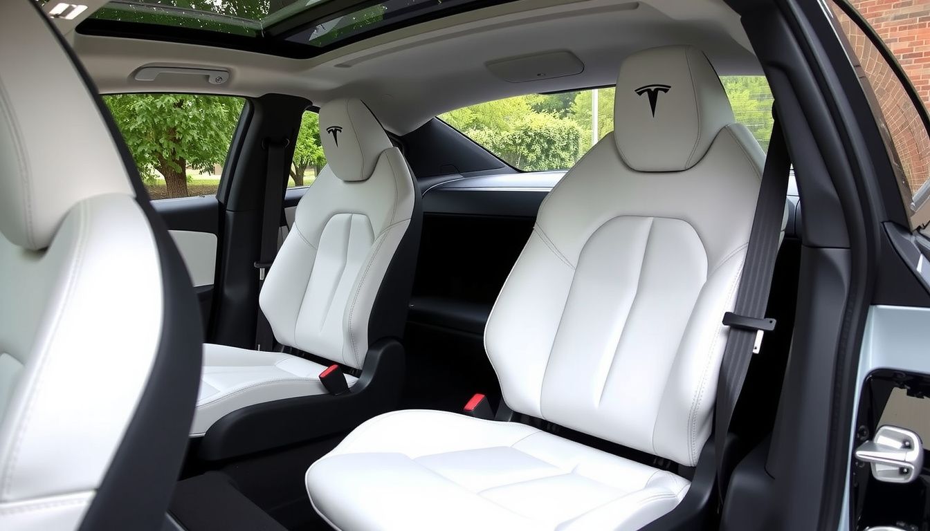 best wipes for tesla white seats