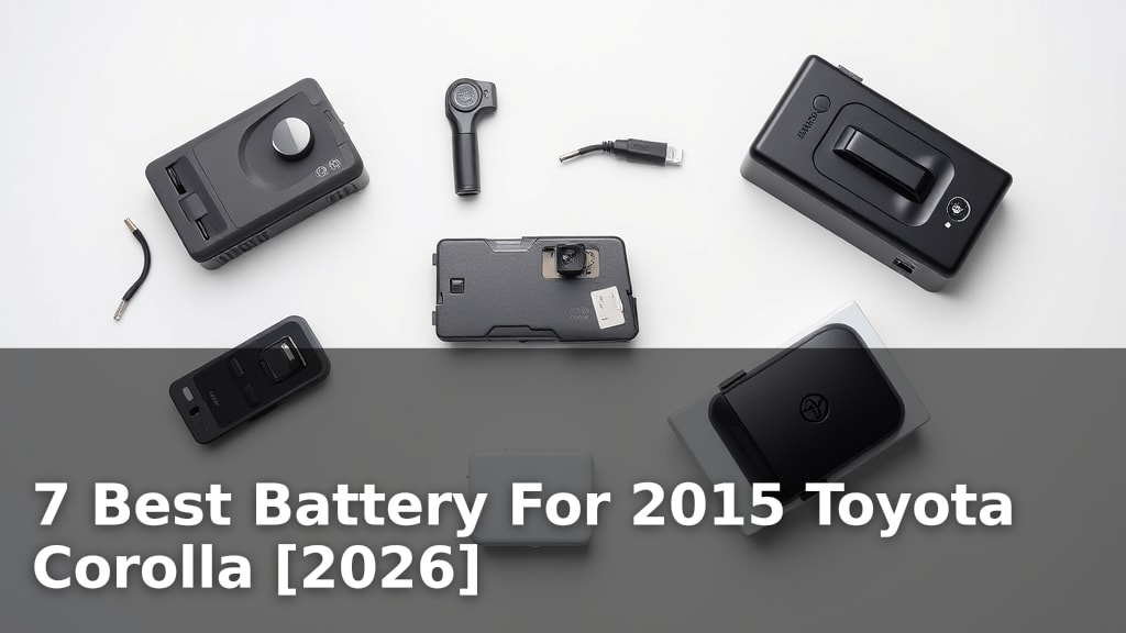 7 Best Battery For 2015 Toyota Corolla [2026]