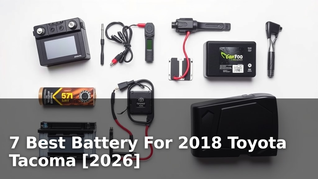 7 Best Battery For 2018 Toyota Tacoma [2026]