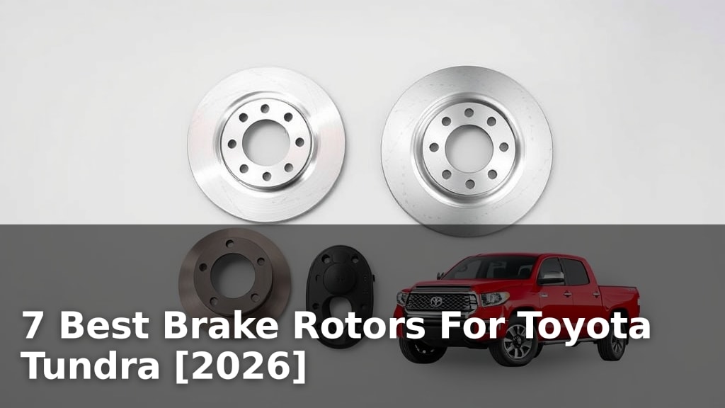 7 Best Brake Rotors For Toyota Tundra [2026]