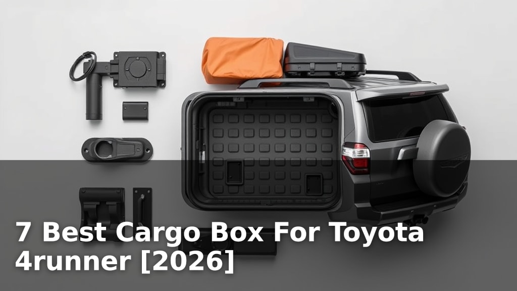 7 Best Cargo Box For Toyota 4runner [2026]