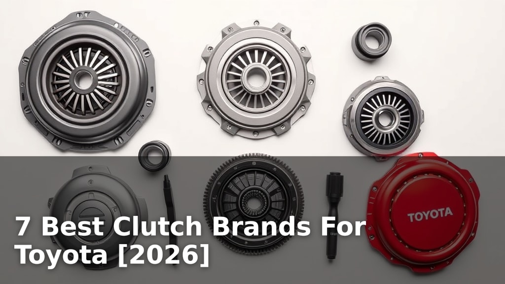 7 Best Clutch Brands For Toyota [2026]
