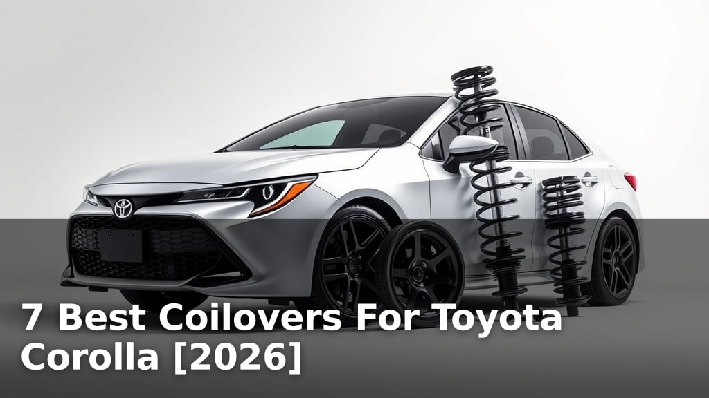7 Best Coilovers For Toyota Corolla [2026]