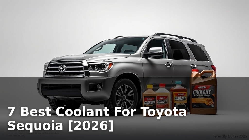 7 Best Coolant For Toyota Sequoia [2026]