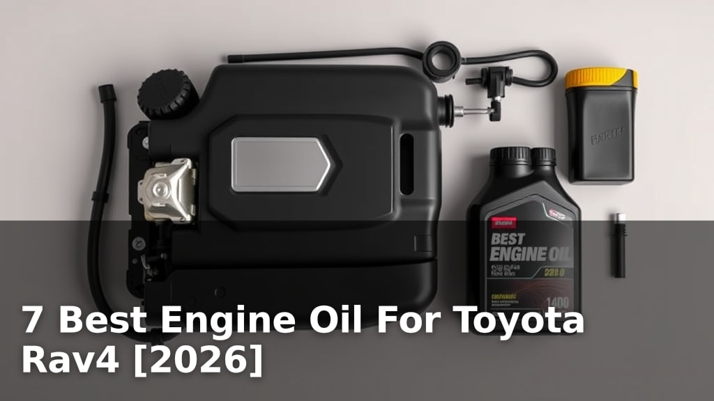 7 Best Engine Oil For Toyota Rav4 [2026]