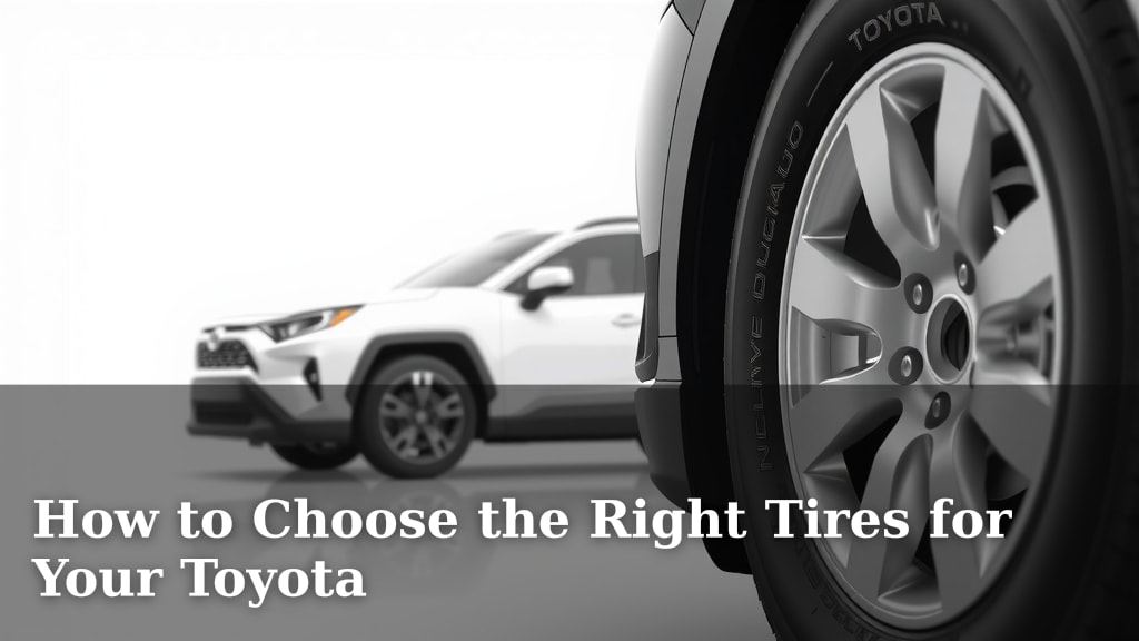 How to Choose the Right Tires for Your Toyota