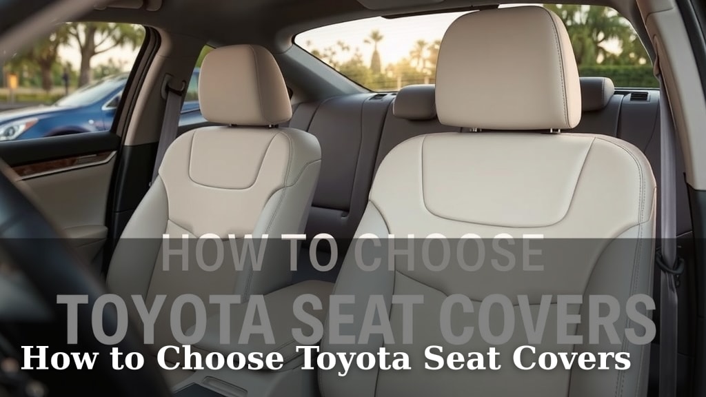 How to Choose Toyota Seat Covers