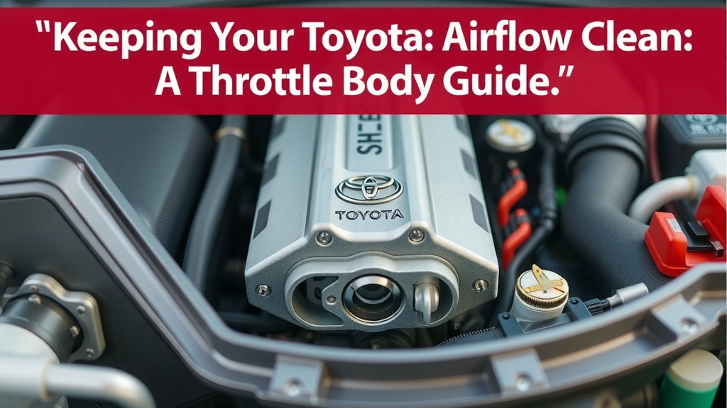Keeping Your Toyota's Airflow Clean: A Throttle Body Guide