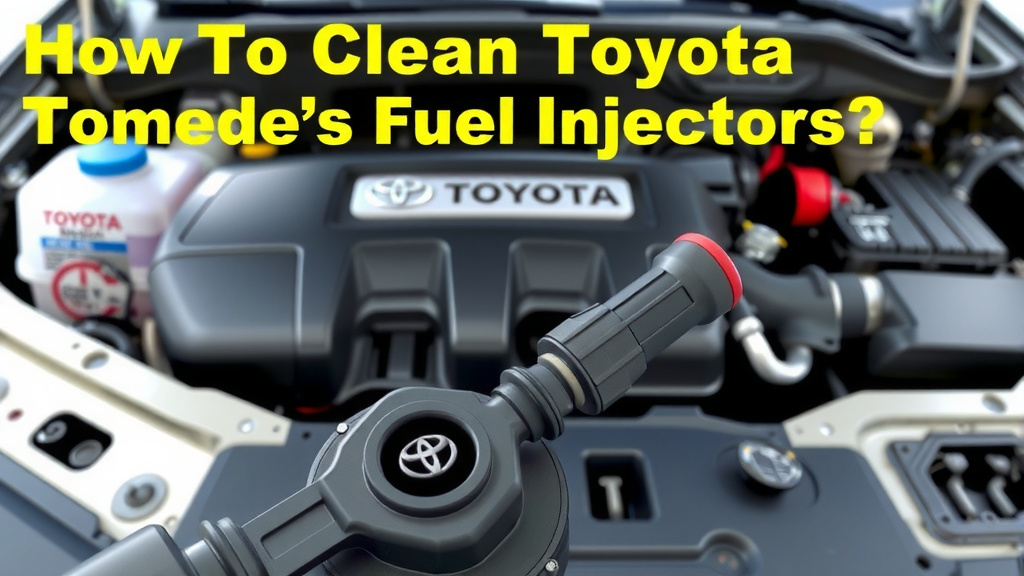 Your Toyota's Fuel Injectors: A DIY Cleaning Guide