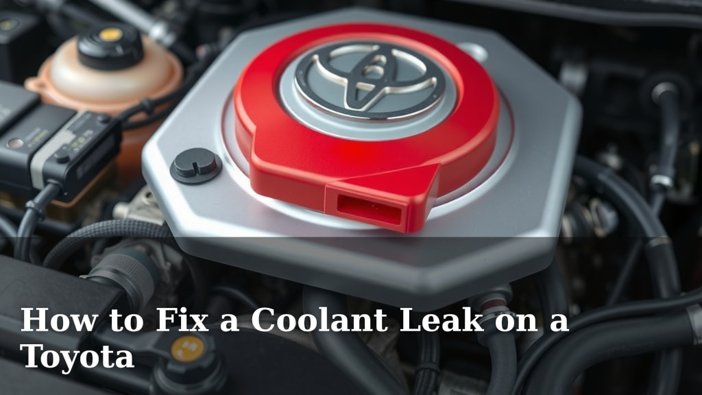 How to Fix a Coolant Leak on a Toyota