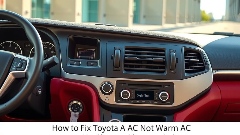 Troubleshooting Your Toyota's Warm AC