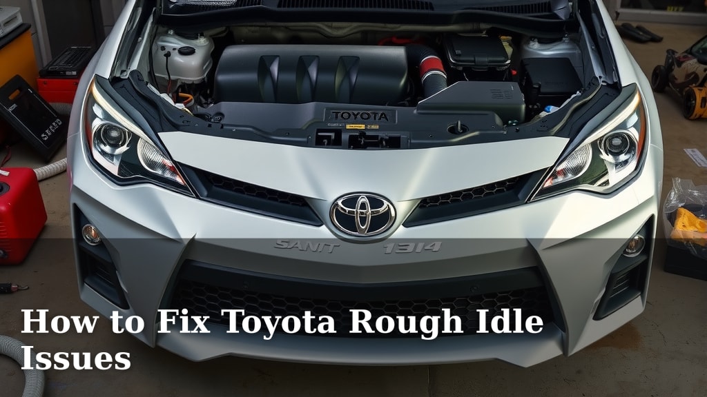 How to Fix Toyota Rough Idle Issues