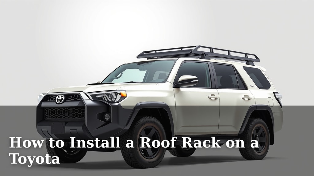 How to Install a Roof Rack on a Toyota