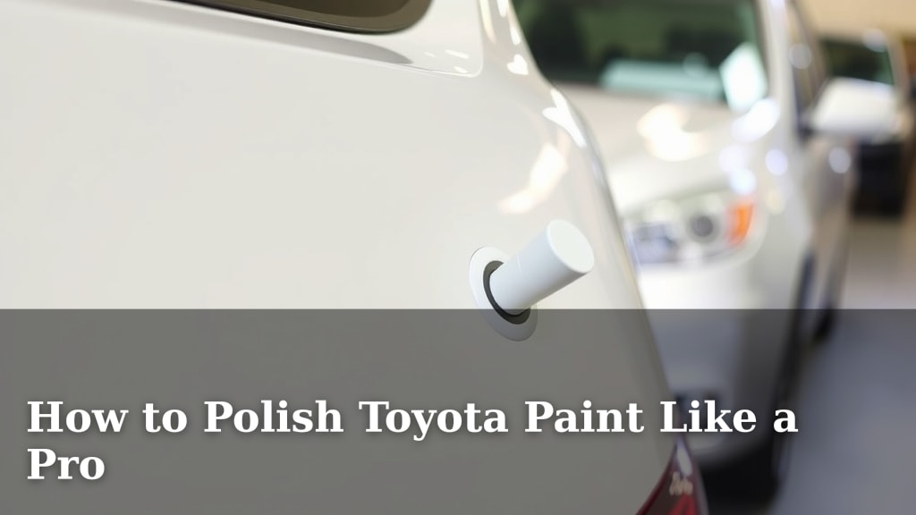 How to Polish Toyota Paint Like a Pro