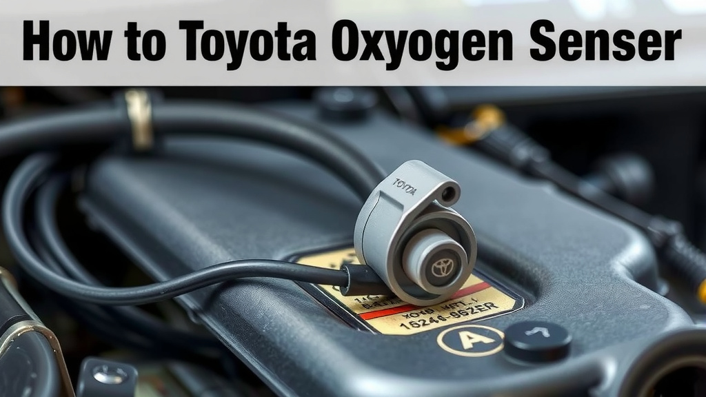 Your Toyota Oxygen Sensor: What It Does and Why It Needs Replacing