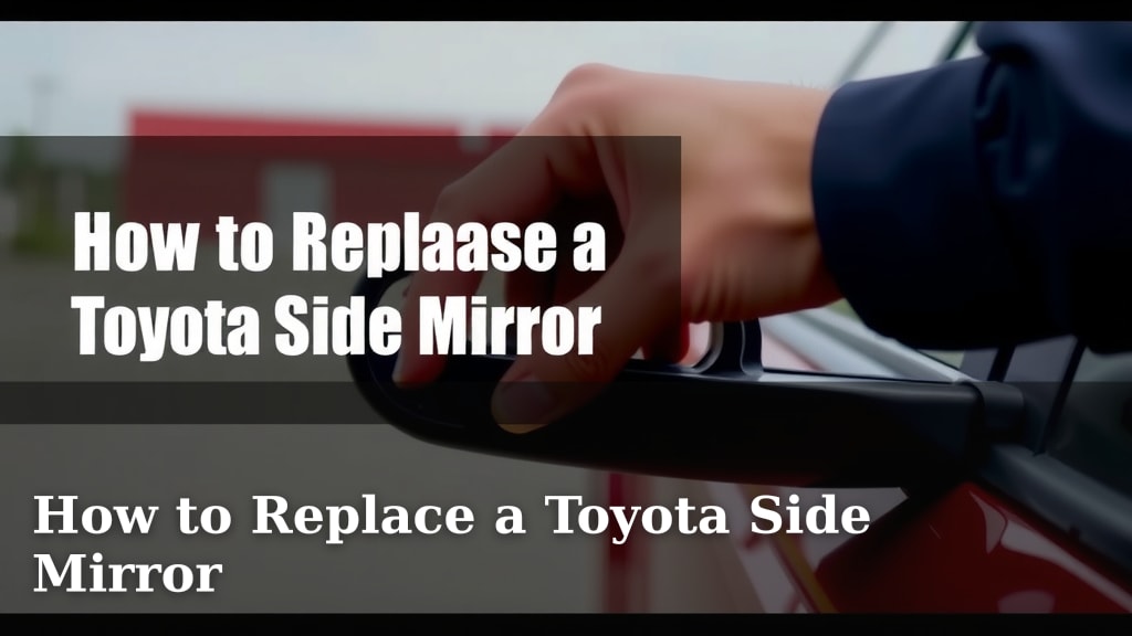 How to Replace a Toyota Side Mirror