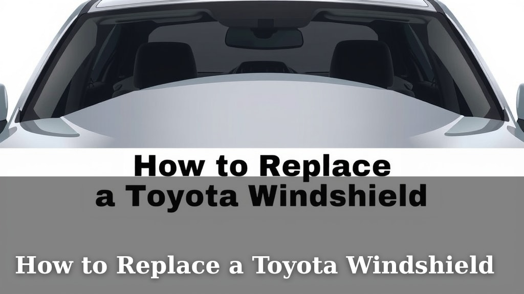 How to Replace a Toyota Windshield