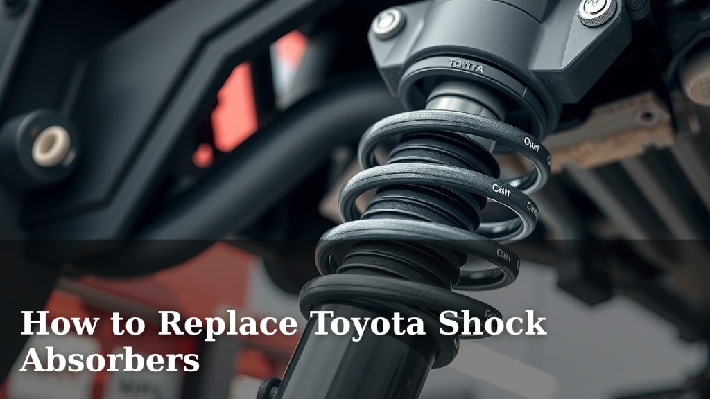 How to Replace Toyota Shock Absorbers