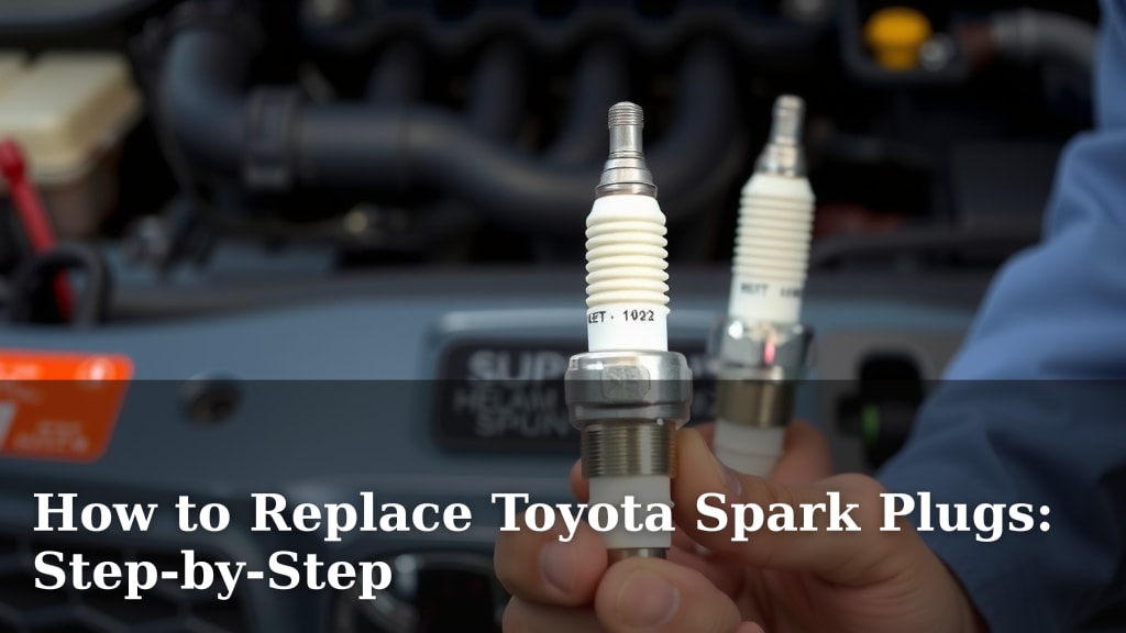 How to Replace Toyota Spark Plugs: Step-by-Step