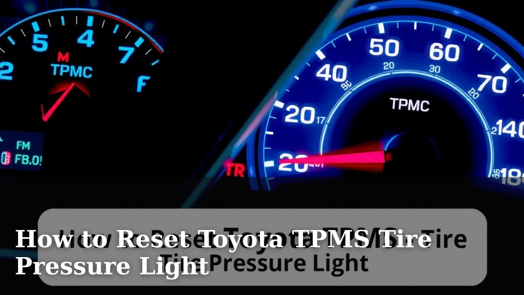 How to Reset Toyota TPMS Tire Pressure Light