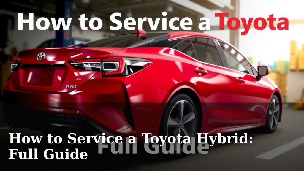 How to Service a Toyota Hybrid: Full Guide