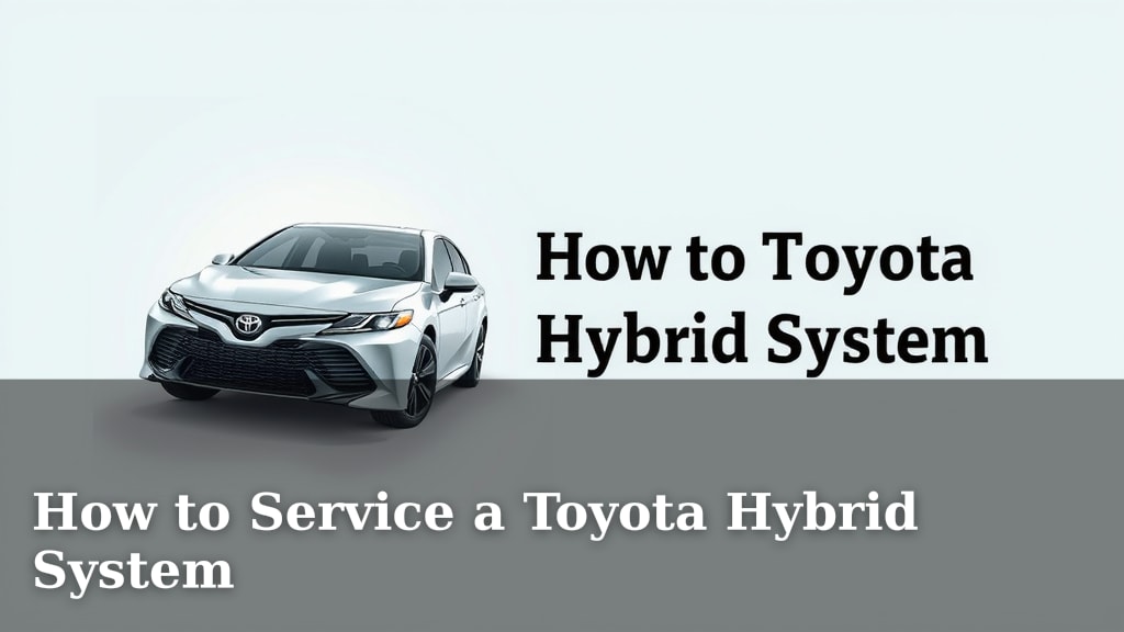 How to Service a Toyota Hybrid System