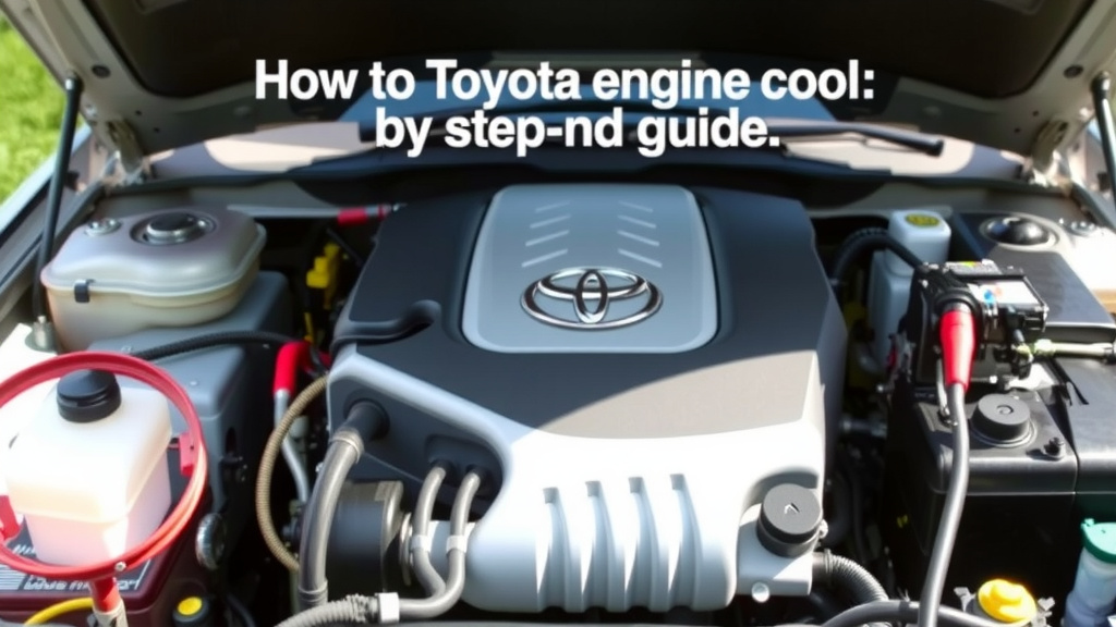 Keeping Your Toyota's Engine Cool: A Step-by-Step Guide
