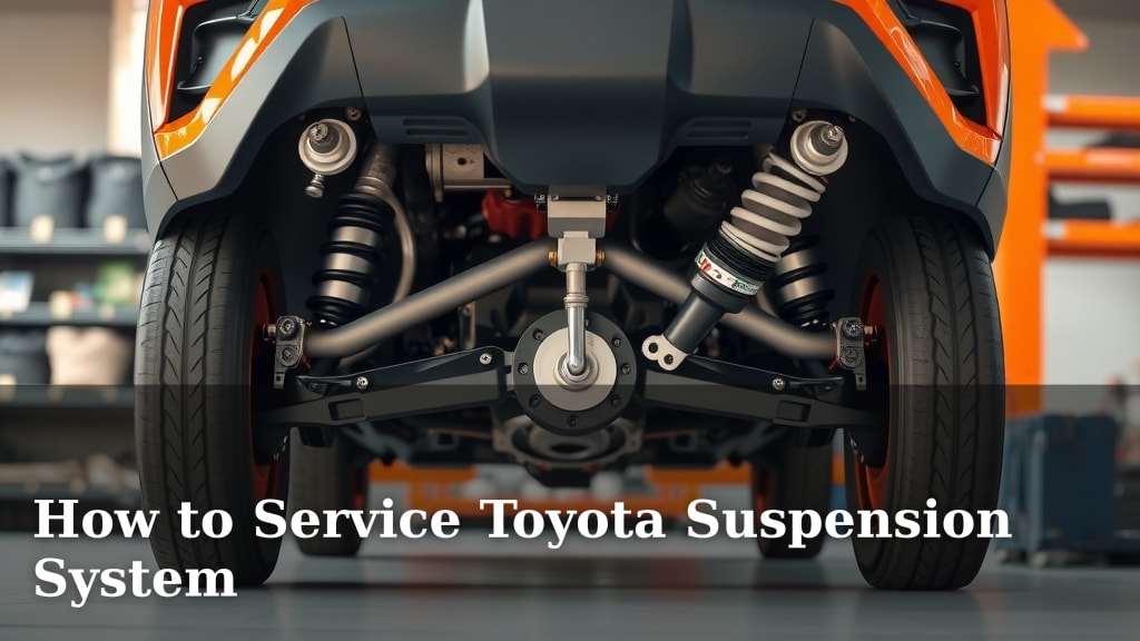 How to Service Toyota Suspension System