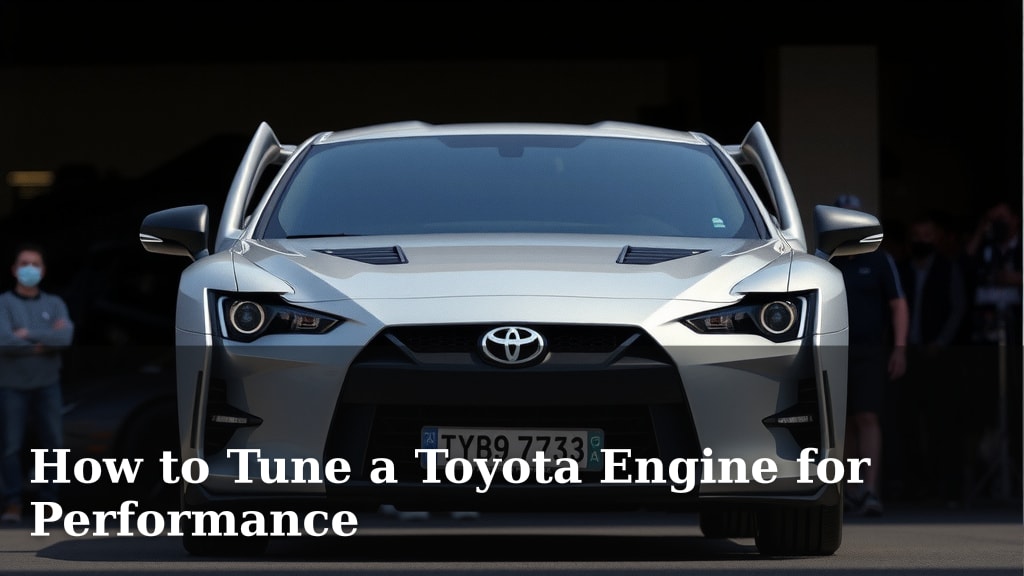 How to Tune a Toyota Engine for Performance
