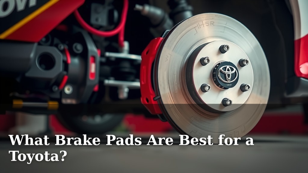 What Brake Pads Are Best for a Toyota?